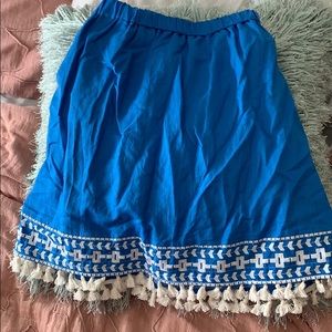 J.Crew Blue Skirt